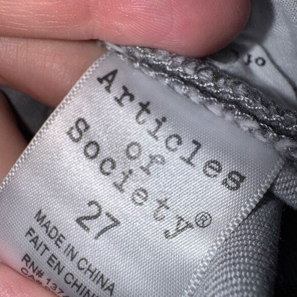 Articles of Society Size 27 Light Smoke Skinny Jeans - Picture 7 of 9